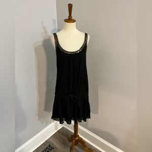 NWT free people black mini dress size 6